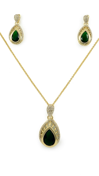 Picture of Gorgeous Green Middle Eastern 2 Pieces Jewelry Sets