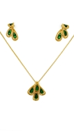 Picture of Diversified Green Gold Plated 2 Pieces Jewelry Sets