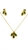 Picture of Diversified Green Gold Plated 2 Pieces Jewelry Sets