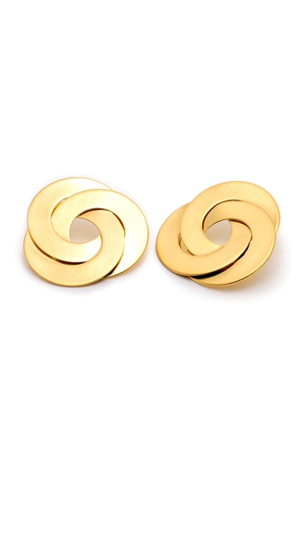 Picture of China No.1 Watches Export Simple Gold Plated Earrings