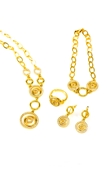 Picture of Cost Effective Hoop Brass 4 Pieces Jewelry Sets