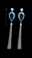 Show details for The Best Discount Tassels Platinum Plated Drop & Dangle