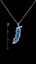 Show details for Elegant Colored Sea Blue Floral Collar 16 OR 18 Inches