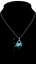 Show details for Delicate Curvy Sea Blue Party Collar 16 OR 18 Inches