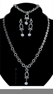 Picture of First Class Party Platinum Plated 3 Pieces Jewelry Sets