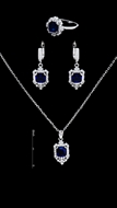 Picture of Modern Cubic Zirconia Brass 3 Pieces Jewelry Sets