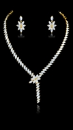 Picture of Sparkling Celebrity Style Cubic Zirconia 2 Pieces Jewelry Sets