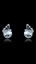 Show details for Popular Swarovski Element Platinum Plated Stud 