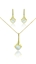 Show details for Unique Design Zinc-Alloy Gold Plated 2 Pieces Jewelry Sets