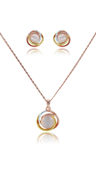 Picture of Cheaper Small Opal (Imitation) 2 Pieces Jewelry Sets