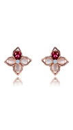 Picture of Modern Design Opal (Imitation) Rose Gold Plated Stud