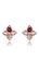 Show details for Modern Design Opal (Imitation) Rose Gold Plated Stud