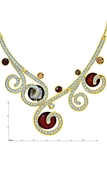 Picture of Beautiful Shaped Zinc-Alloy Glass 2 Pieces Jewelry Sets