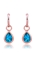 Show details for Customized Classic Rose Gold Plated Drop & Dangle