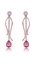 Show details for Efficiency In  Rose Gold Plated Classic Drop & Dangle