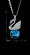 Picture of Beautiful Swarovski Element Zinc-Alloy Collar 16 OR 18 Inches