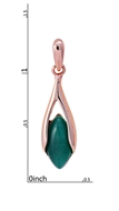 Picture of Original Design Rose Gold Plated Classic Drop & Dangle