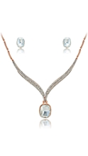 Show details for The Best Price Zinc-Alloy Big 2 Pieces Jewelry Sets