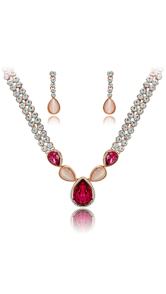Picture of Innovative And Creative Big Rose Gold Plated 2 Pieces Jewelry Sets