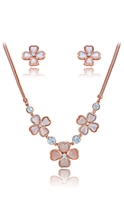 Show details for Fair Floral Zinc-Alloy 2 Pieces Jewelry Sets
