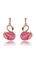 Show details for Cultured Rose Gold Plated Classic Drop & Dangle
