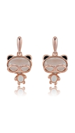 Picture of Attractive And Elegant Small Rose Gold Plated Drop & Dangle