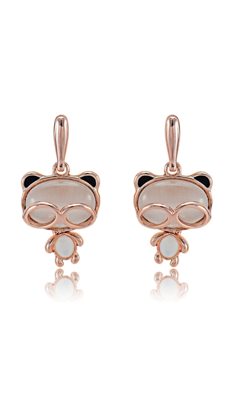 Picture of Attractive And Elegant Small Rose Gold Plated Drop & Dangle