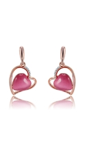 Show details for Exquisite Heart & Love Concise Drop & Dangle