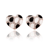 Picture of The Finest Gunmetel Plated Rhinestone Stud 