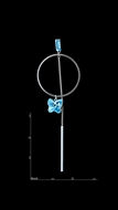 Picture of Individual Design On  Sea Blue Chic Drop & Dangle