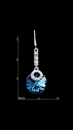 Picture of Beauteous Swarovski Element Big Drop & Dangle