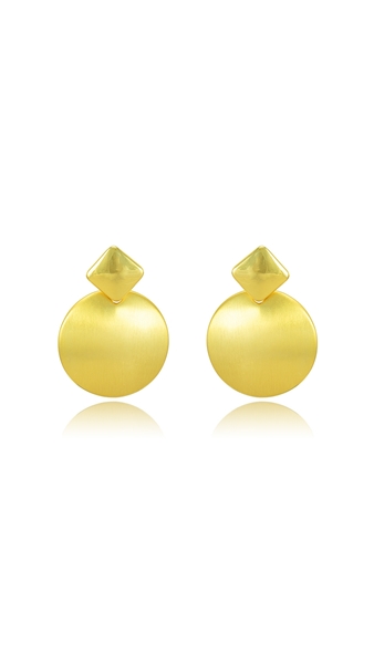 Picture of Attractive And Elegant Big Gold Plated Stud 