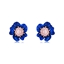 Show details for Sparkling And Fresh Colored Rose Gold Plated Europen Style Stud
