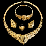 Picture of Cheapest Daily Gold Plated 4 Pieces Jewelry Sets