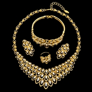 Picture of Purchase Zinc-Alloy African Style 4 Pieces Jewelry Sets