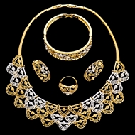 Picture of Fashionable And Modern Big Daily 4 Pieces Jewelry Sets