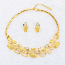 Show details for Comely Artificial Crystal Zinc-Alloy 2 Pieces Jewelry Sets