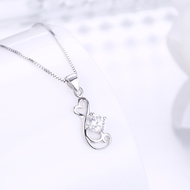 Picture of Moving Platinum Plated Necklaces & Pendants