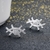 Picture of Fashion Design Platinum Plated Stud 
