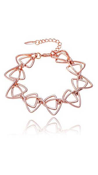 Picture of Gorgeous Dubai Style Rose Gold Plated Bracelets