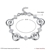 Picture of China No.1 Fashion Bag Export Platinum Plated Red Bracelets
