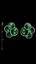 Show details for Attractive And Elegant Geometric Green Stud 