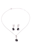 Picture of Odm Black Japan Korea 2 Pieces Jewelry Sets