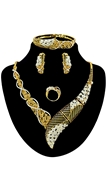 Picture of Latest African Style Big 4 Pieces Jewelry Sets