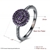 Picture of Trendy Style  Purple Gunmetel Plated Fashion Rings