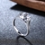 Picture of Online Fashion Bag Wholesale Stainless Steel Platinum Plated Fashion Rings