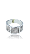 Show details for Well Produced Platinum Plated Cubic Zirconia Fashion Rings