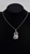 Picture of Delicate Curvy Platinum Plated White Necklaces