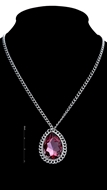 Show details for Innovative And Creative Pink Platinum Plated Collar 16 OR 18 Inches