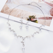 Show details for Luxury Copper Brass Necklace And Earring Sets 1JJ050899S